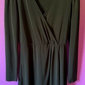 Elegant Black Wrap Dress